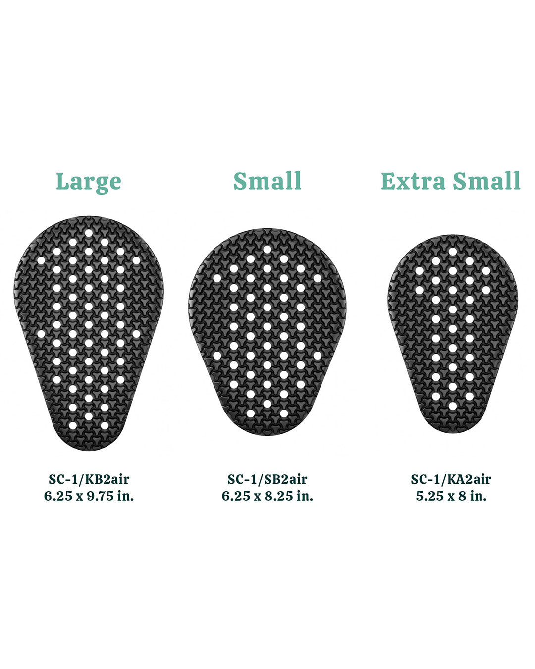 Ventilated SAS-TEC joint protectors in different sizes
