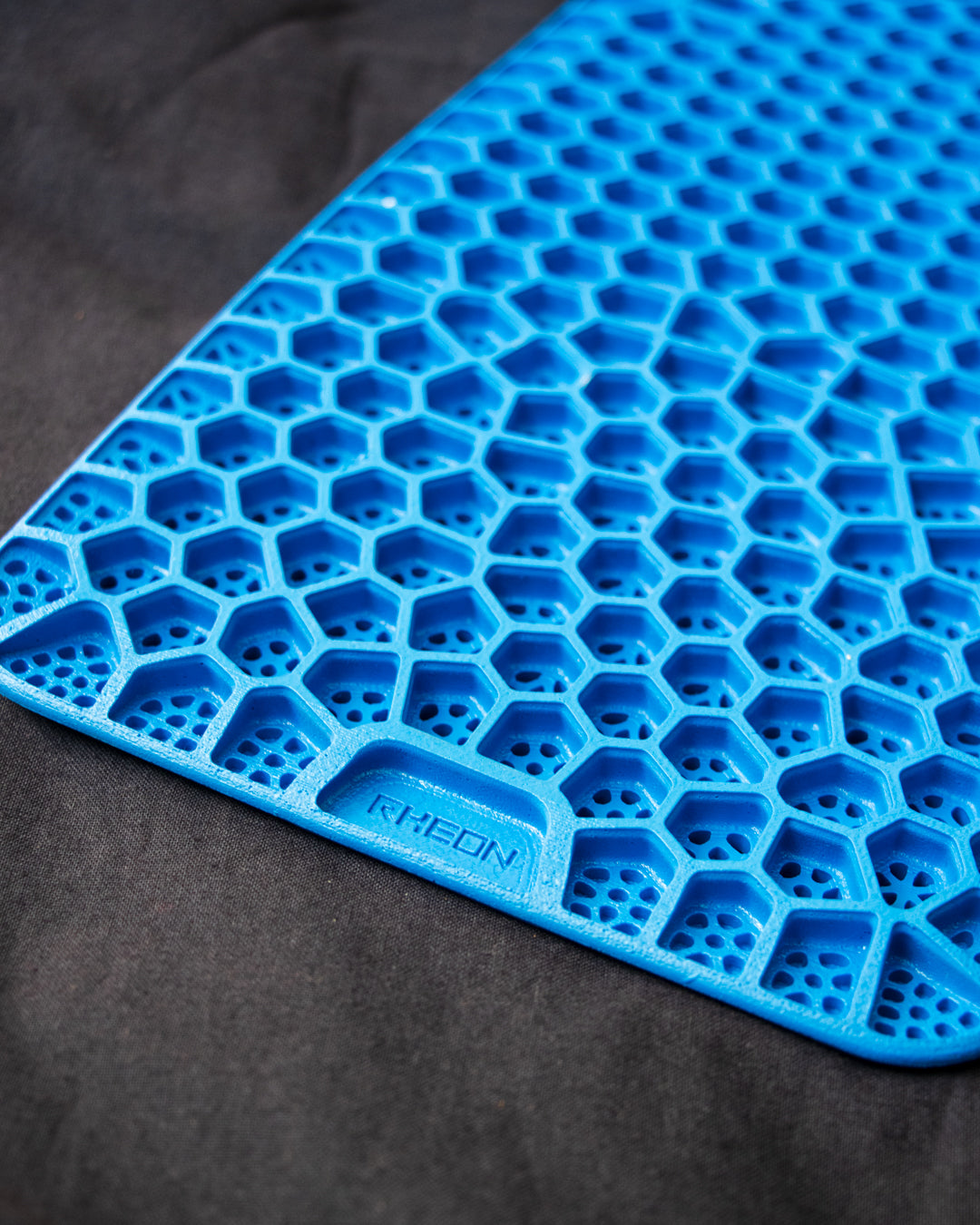 Close-up of lightweight and flexible CE Level 1 back armor insert with advanced impact absorption technology