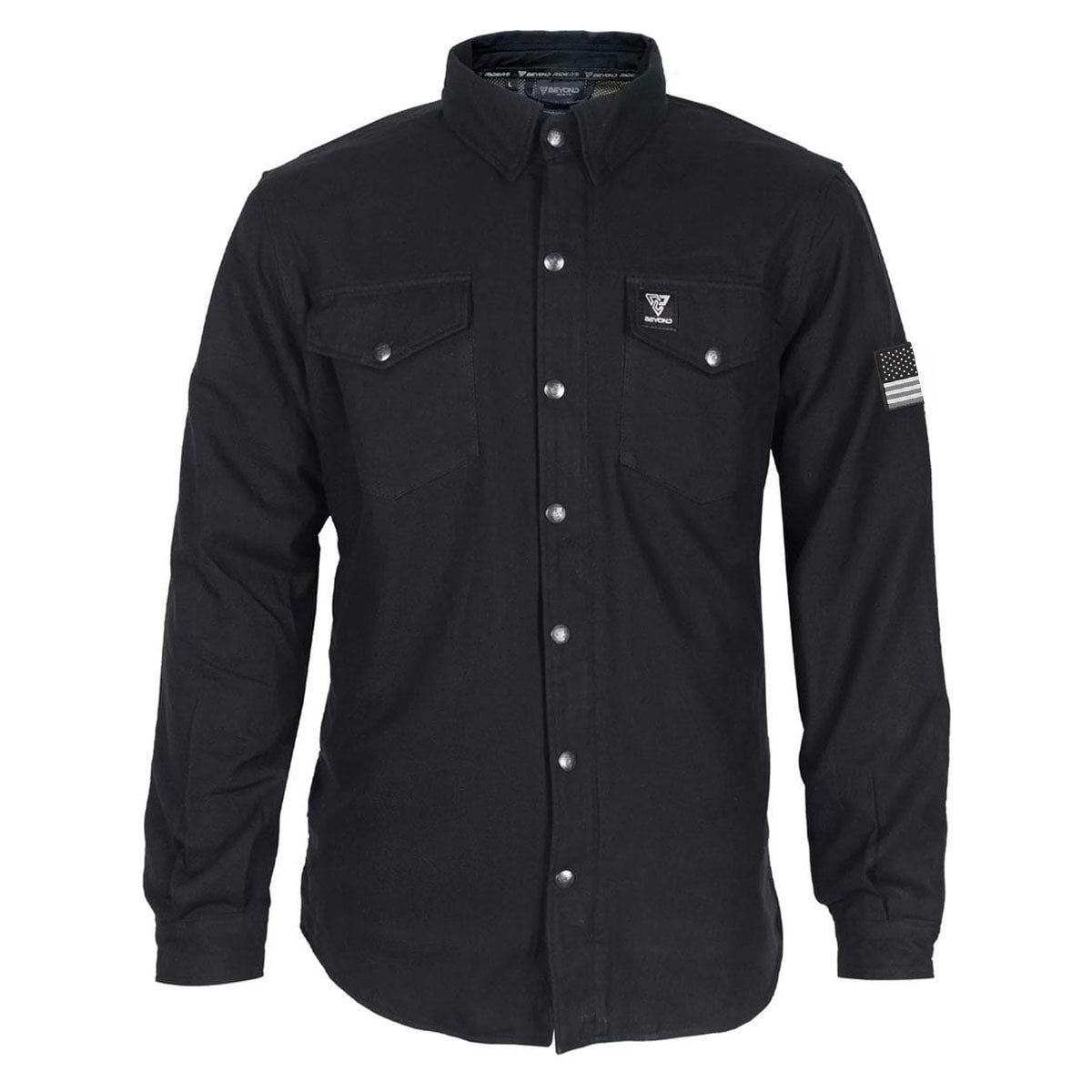 Protective Black Flannel Shirt